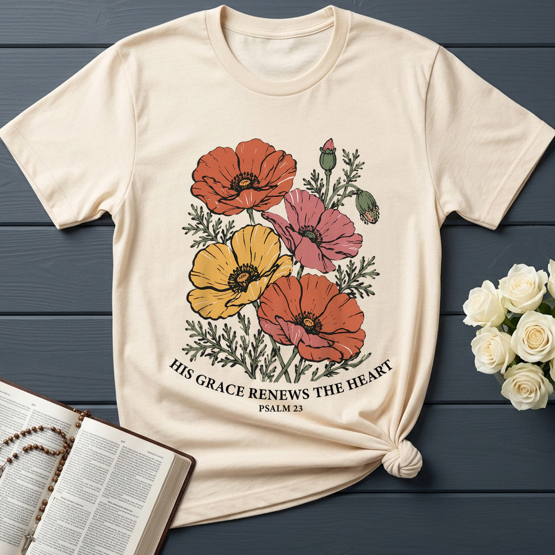 His Grace Renews The Heart Psalm 23 01