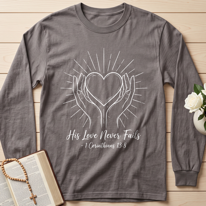 His Love Never Fails 1 Corinthians 13.8 01