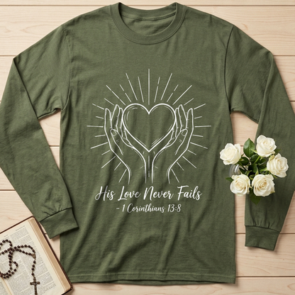 His Love Never Fails 1 Corinthians 13.8 01