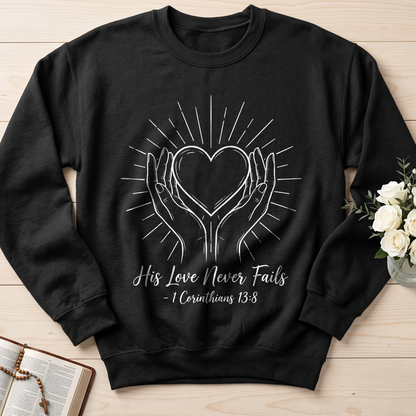 His Love Never Fails 1 Corinthians 13.8 01