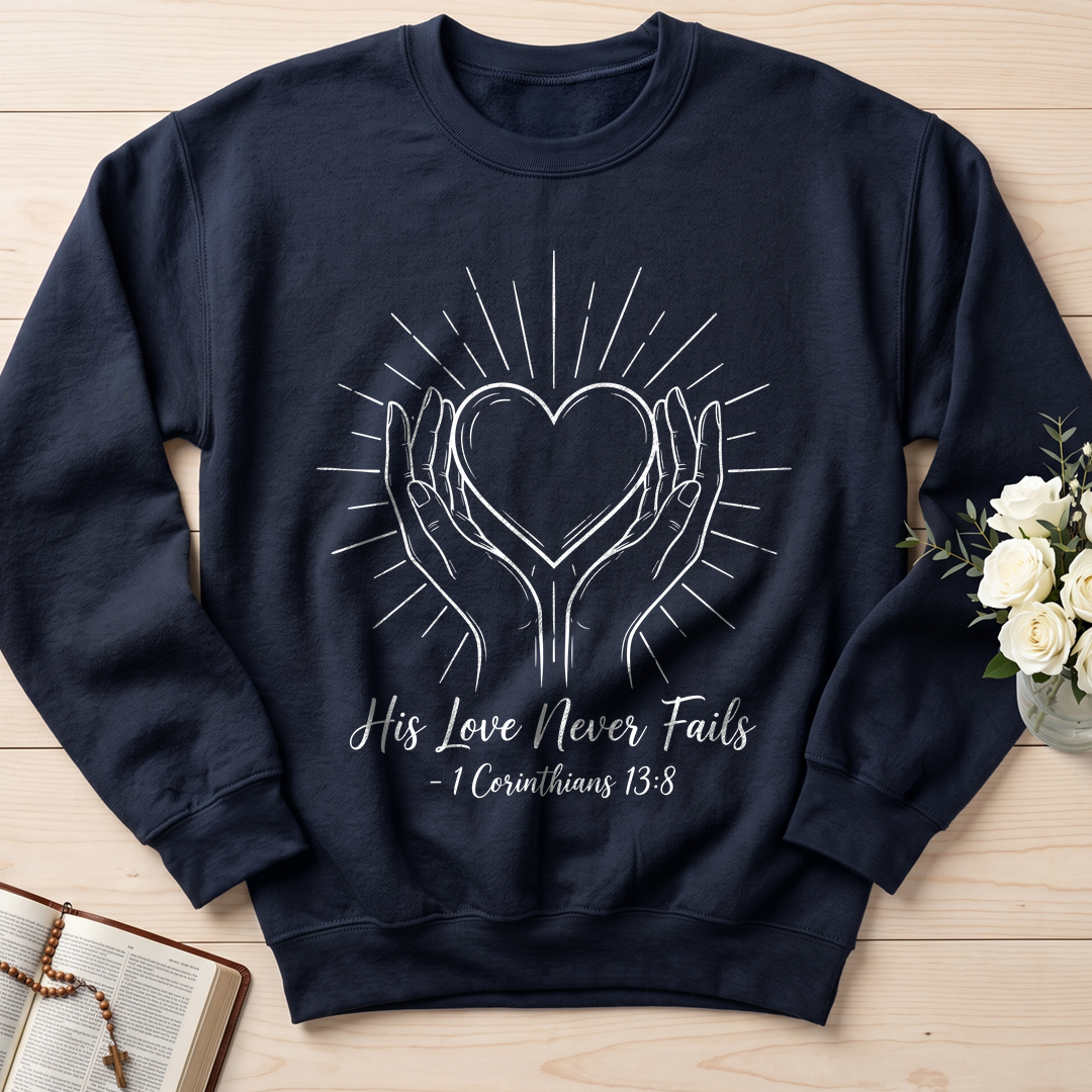 His Love Never Fails 1 Corinthians 13.8 01