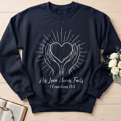 His Love Never Fails 1 Corinthians 13.8 01