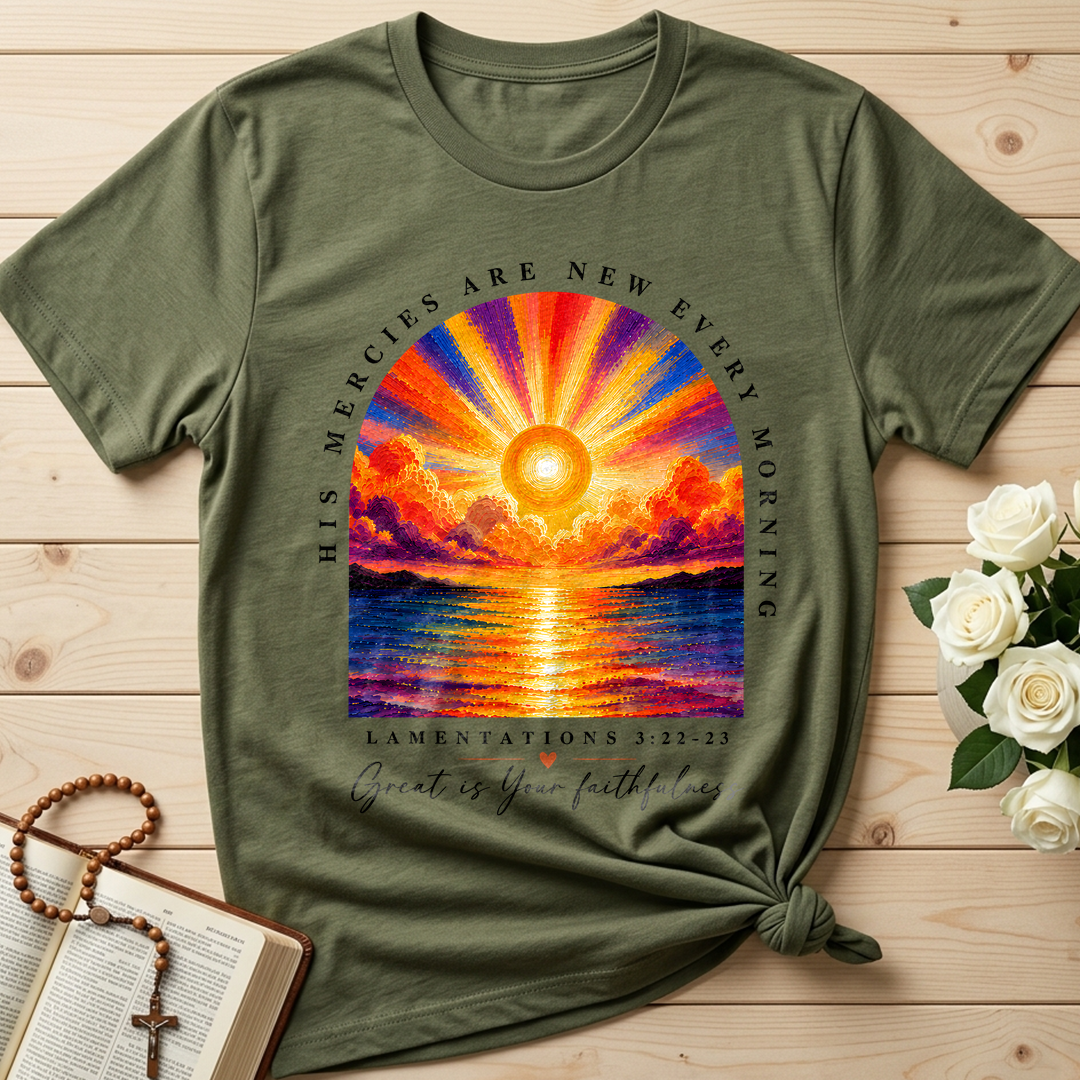 His Mercies Are New Every Morning Lamentations 3.22-23 12