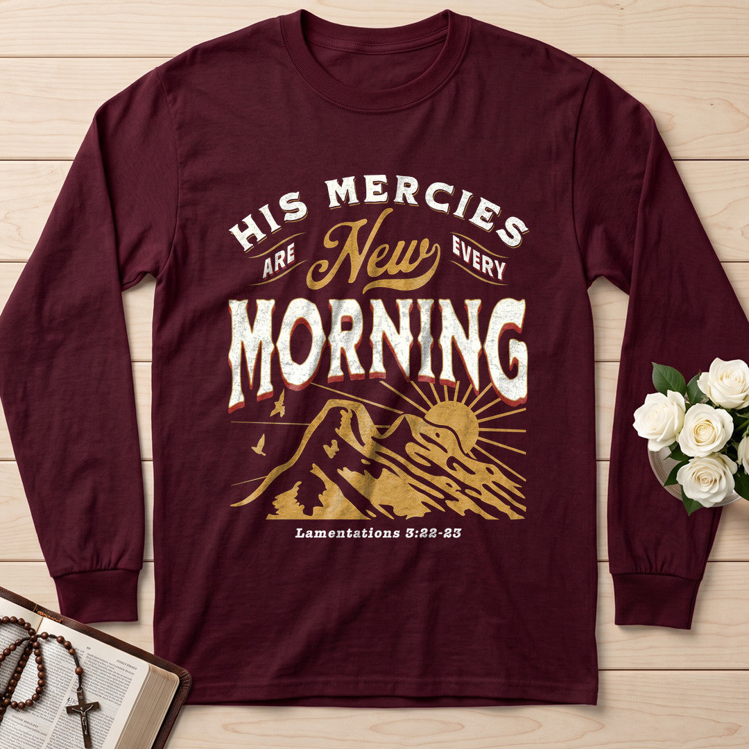 His Mercies Are New Every Morning Lamentations 3.22-23 20