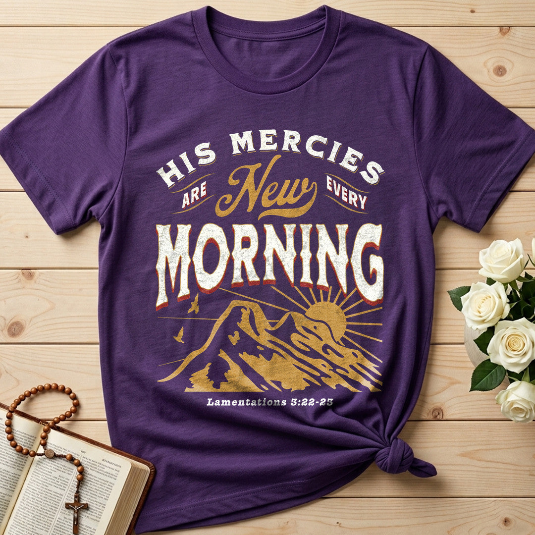 His Mercies Are New Every Morning Lamentations 3.22-23 20