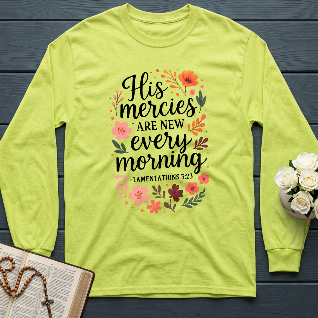 His Mercies Are New Every Morning Lamentations 3.23 10