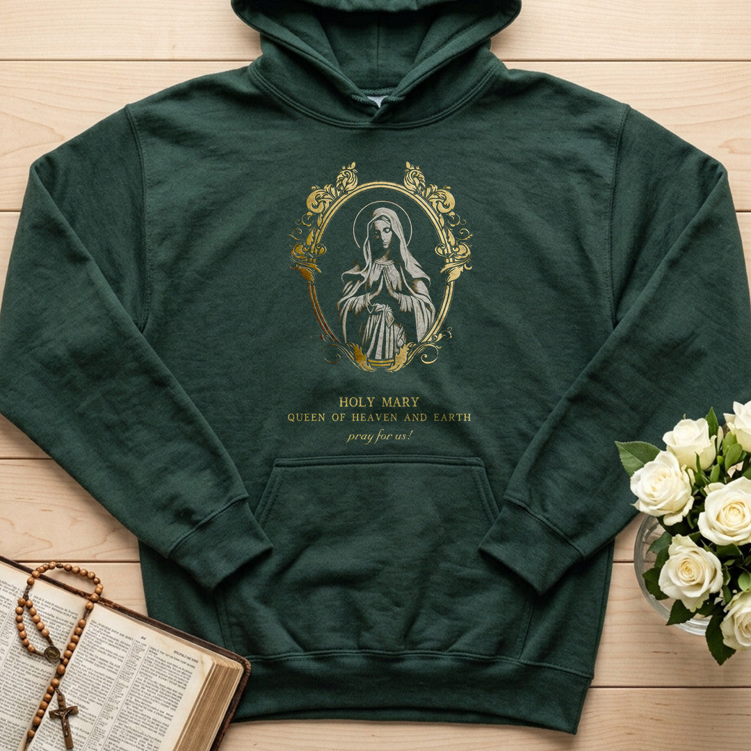 Holy Mary Queen Of Heaven And Earth Pray For Us 01