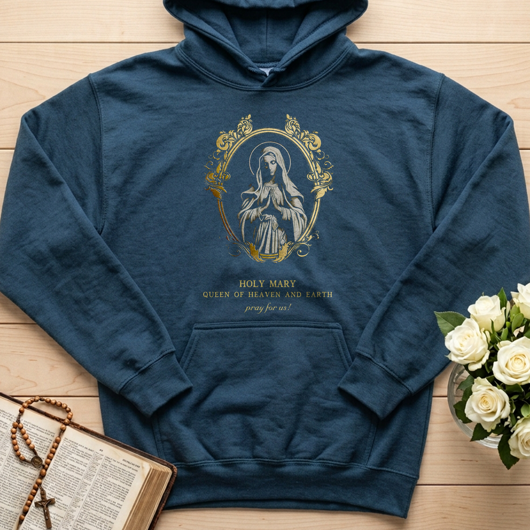Holy Mary Queen Of Heaven And Earth Pray For Us 01