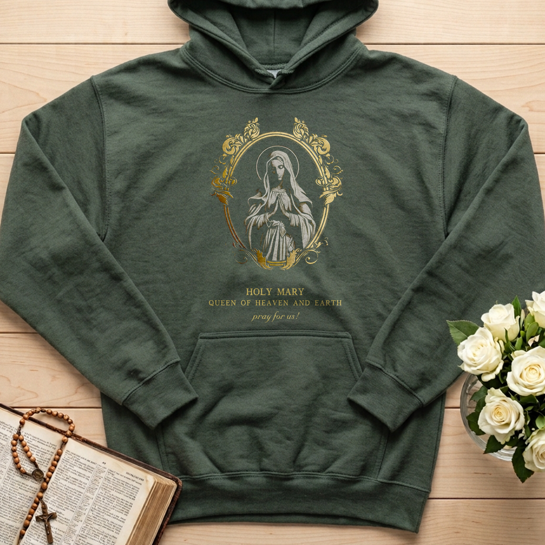 Holy Mary Queen Of Heaven And Earth Pray For Us 01