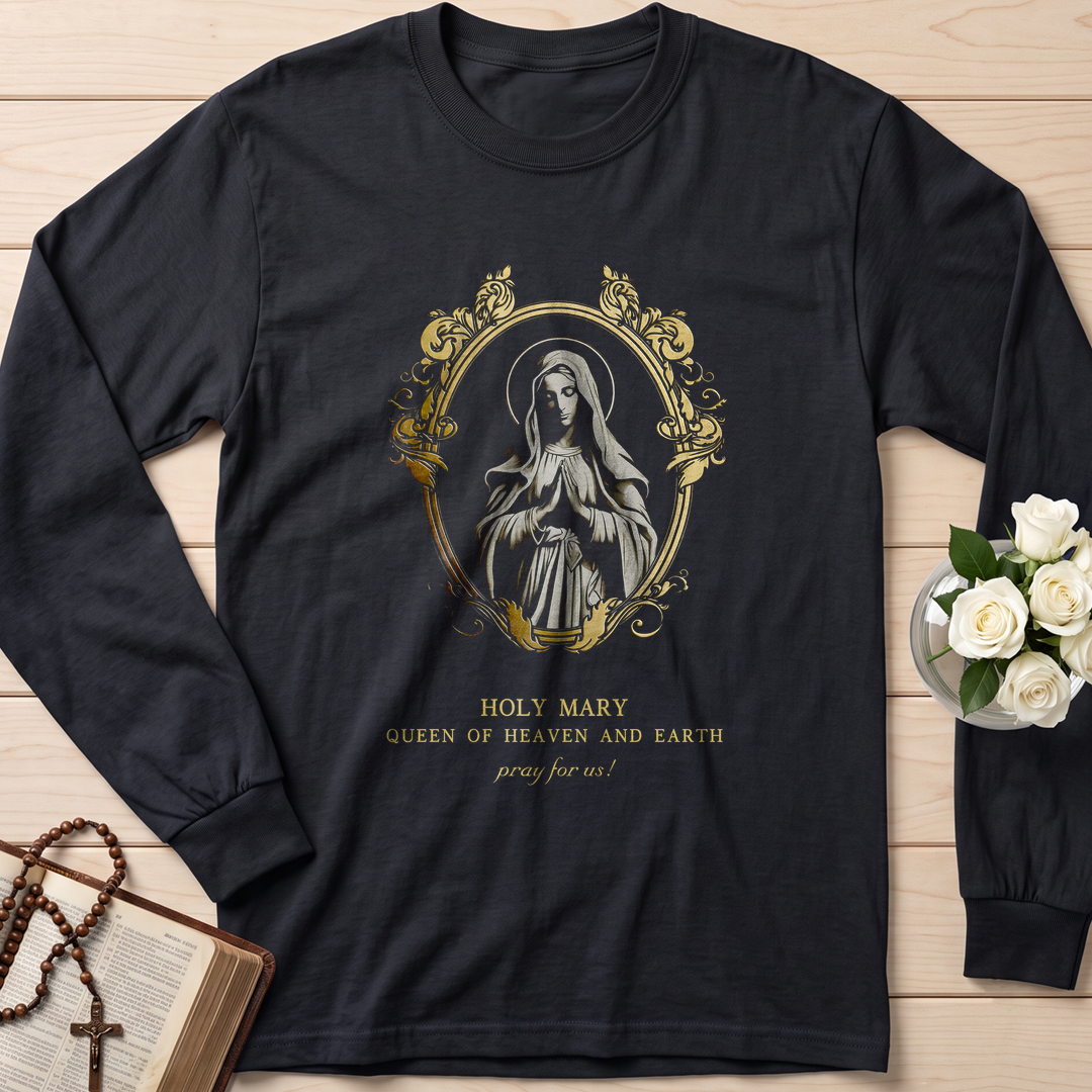 Holy Mary Queen Of Heaven And Earth Pray For Us 01