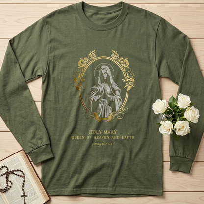 Holy Mary Queen Of Heaven And Earth Pray For Us 01