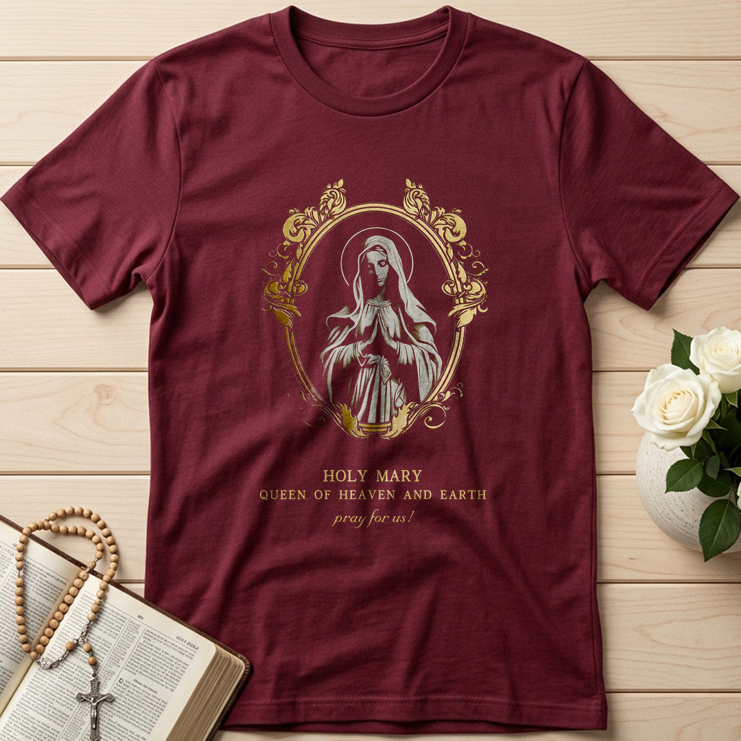 Holy Mary Queen Of Heaven And Earth Pray For Us 01