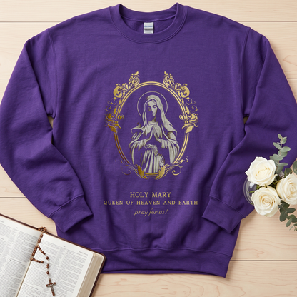 Holy Mary Queen Of Heaven And Earth Pray For Us 01