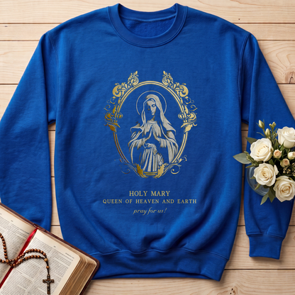 Holy Mary Queen Of Heaven And Earth Pray For Us 01