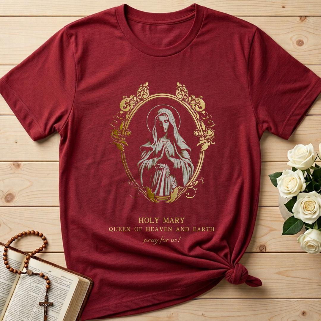 Holy Mary Queen Of Heaven And Earth Pray For Us 01