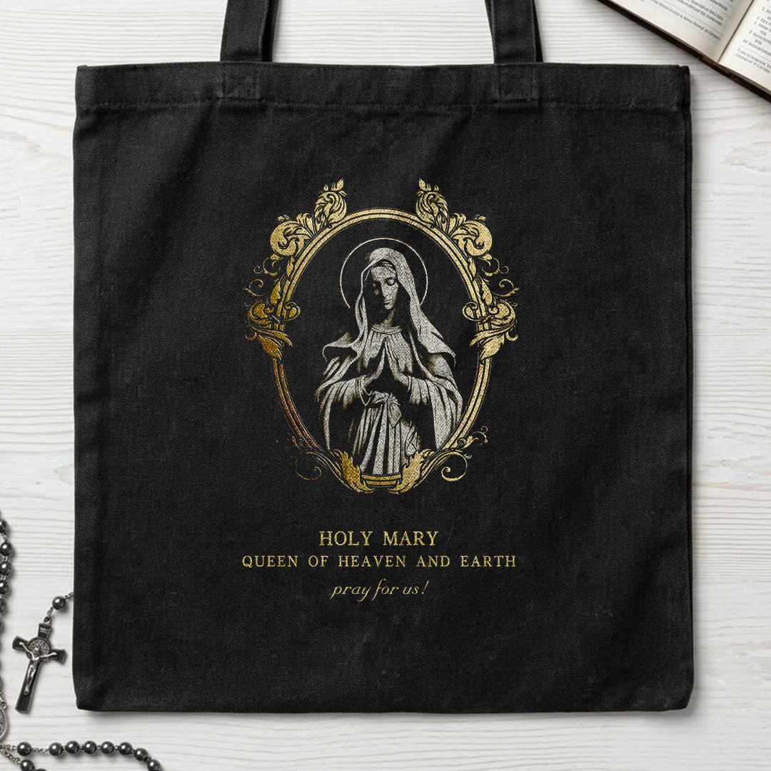 Holy Mary Queen Of Heaven And Earth Pray For Us 01