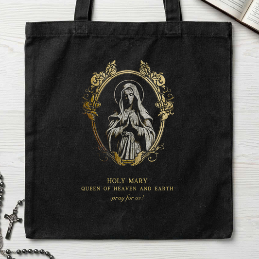 Holy Mary Queen Of Heaven And Earth Pray For Us 01