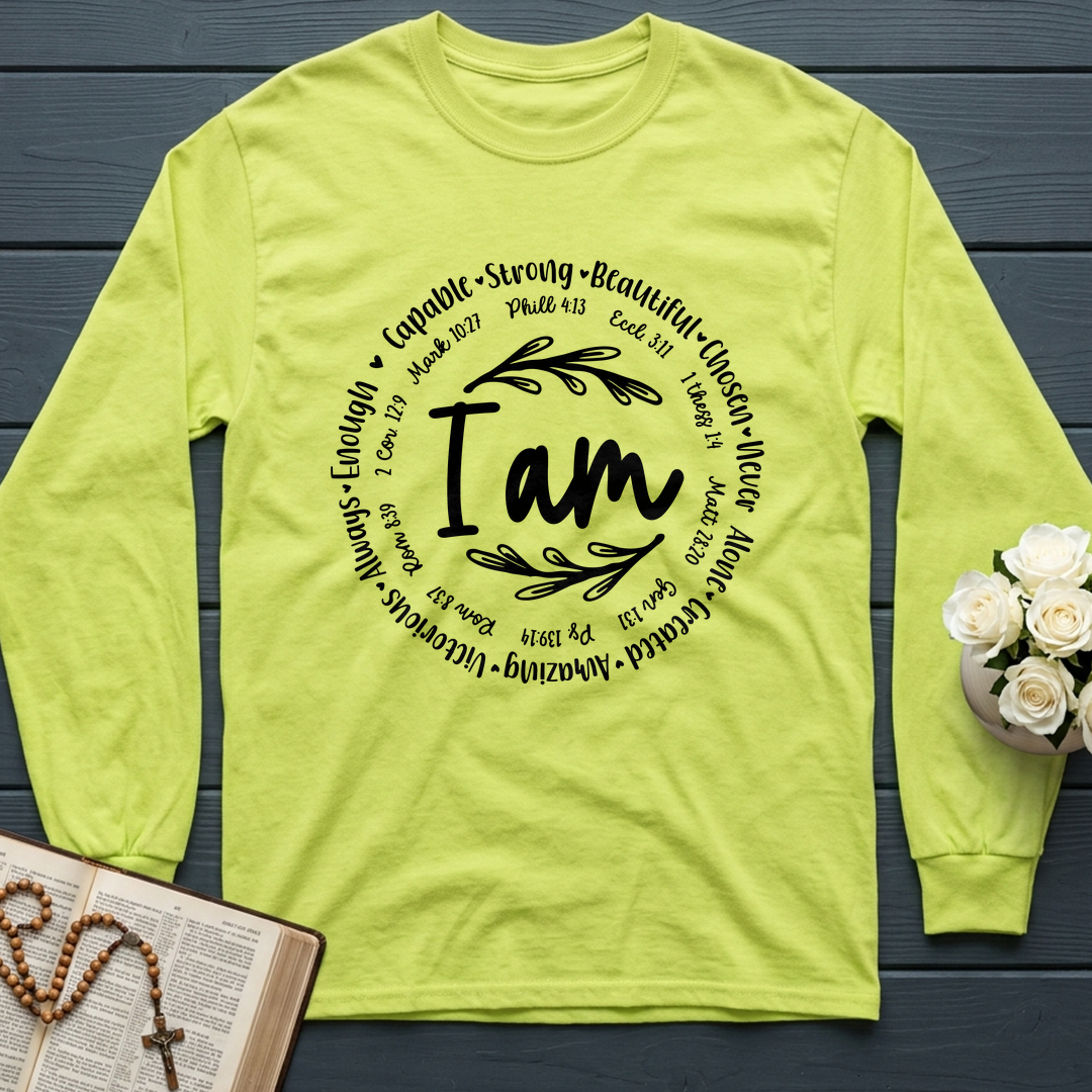 I Am Capable Strong Beautiful Chosen Never Alone Created Amazing Victorious Always Enough 01