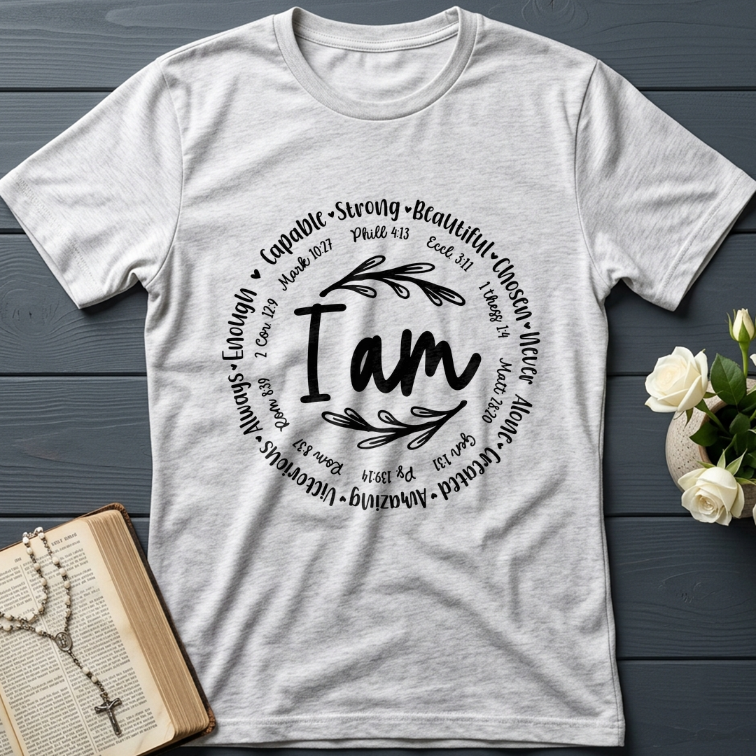 I Am Capable Strong Beautiful Chosen Never Alone Created Amazing Victorious Always Enough 01