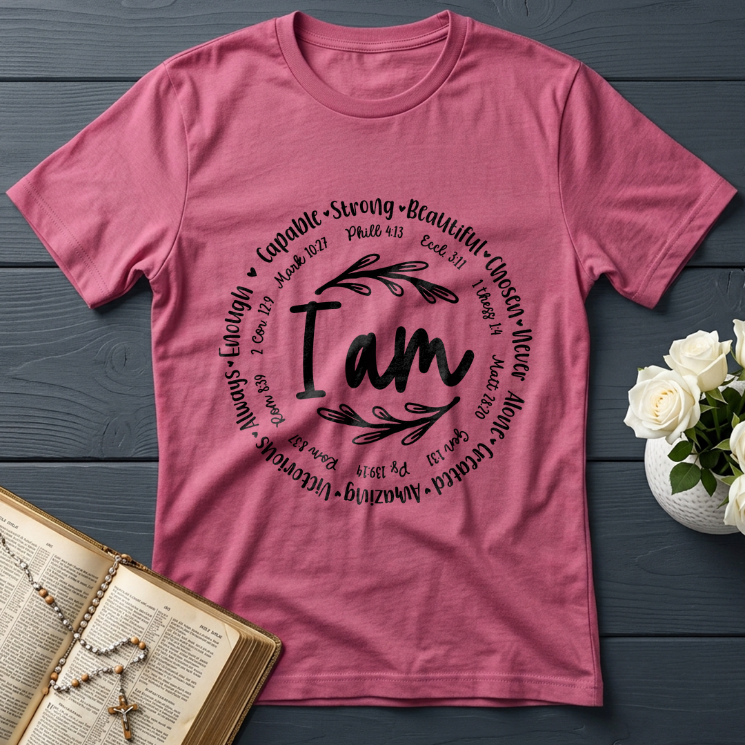 I Am Capable Strong Beautiful Chosen Never Alone Created Amazing Victorious Always Enough 01