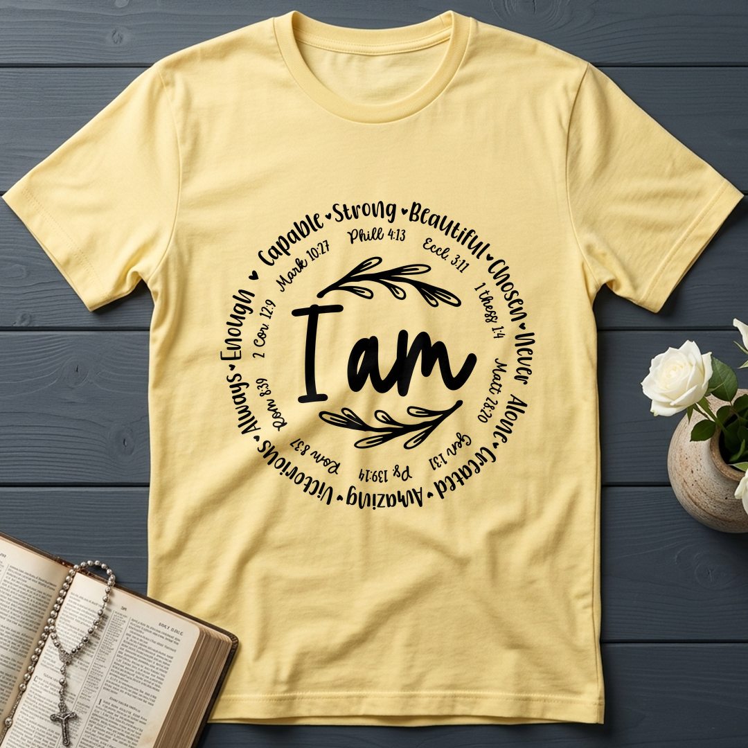 I Am Capable Strong Beautiful Chosen Never Alone Created Amazing Victorious Always Enough 01