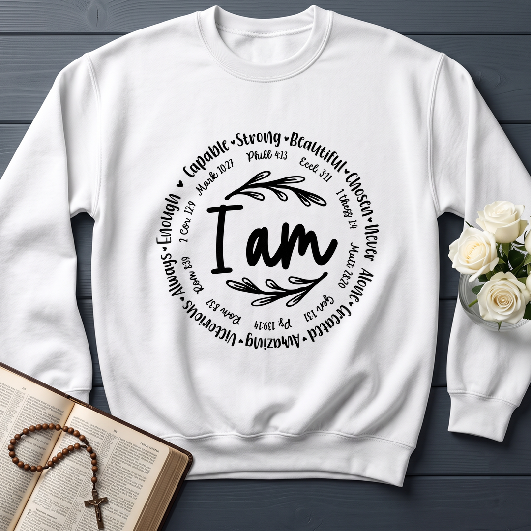 I Am Capable Strong Beautiful Chosen Never Alone Created Amazing Victorious Always Enough 01