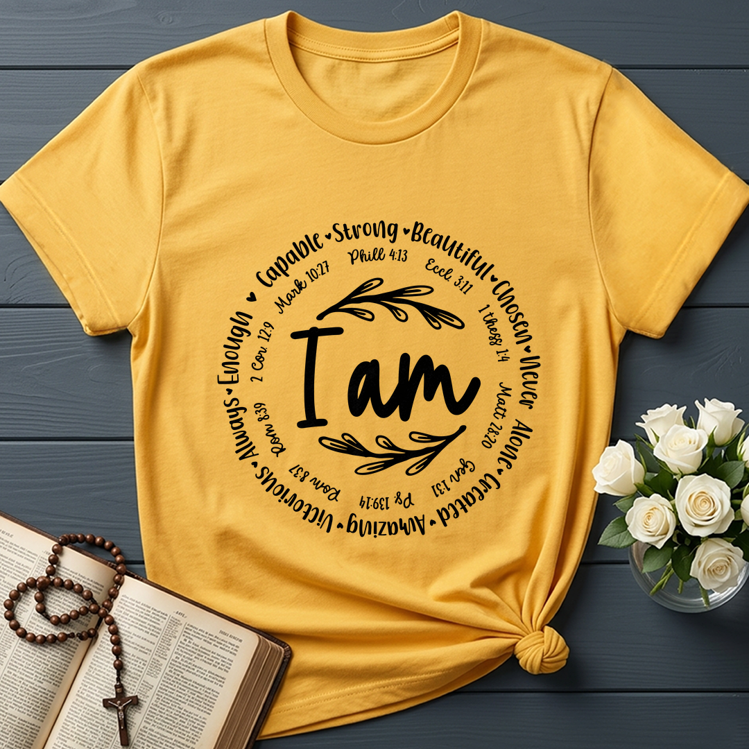 I Am Capable Strong Beautiful Chosen Never Alone Created Amazing Victorious Always Enough 01