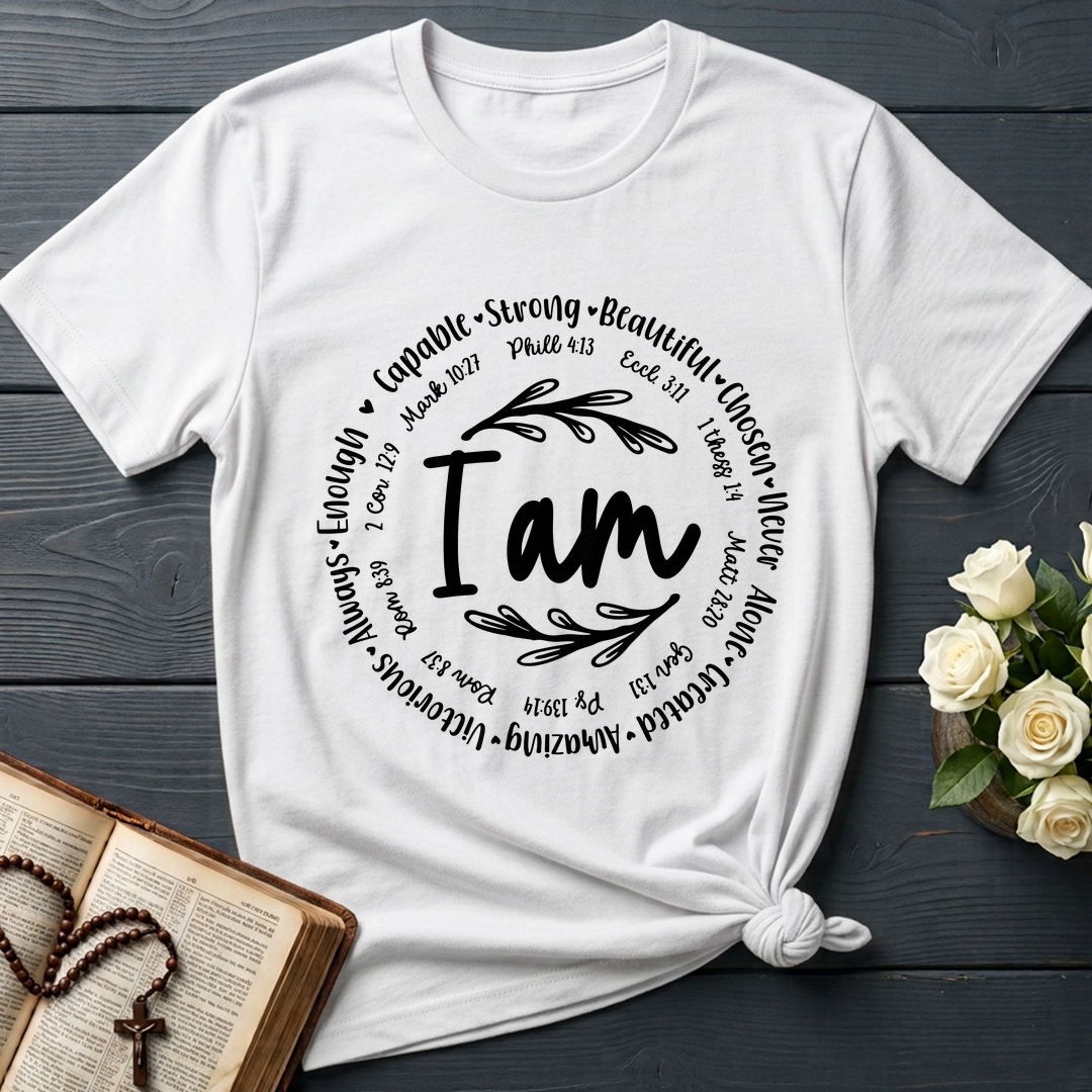 I Am Capable Strong Beautiful Chosen Never Alone Created Amazing Victorious Always Enough 01