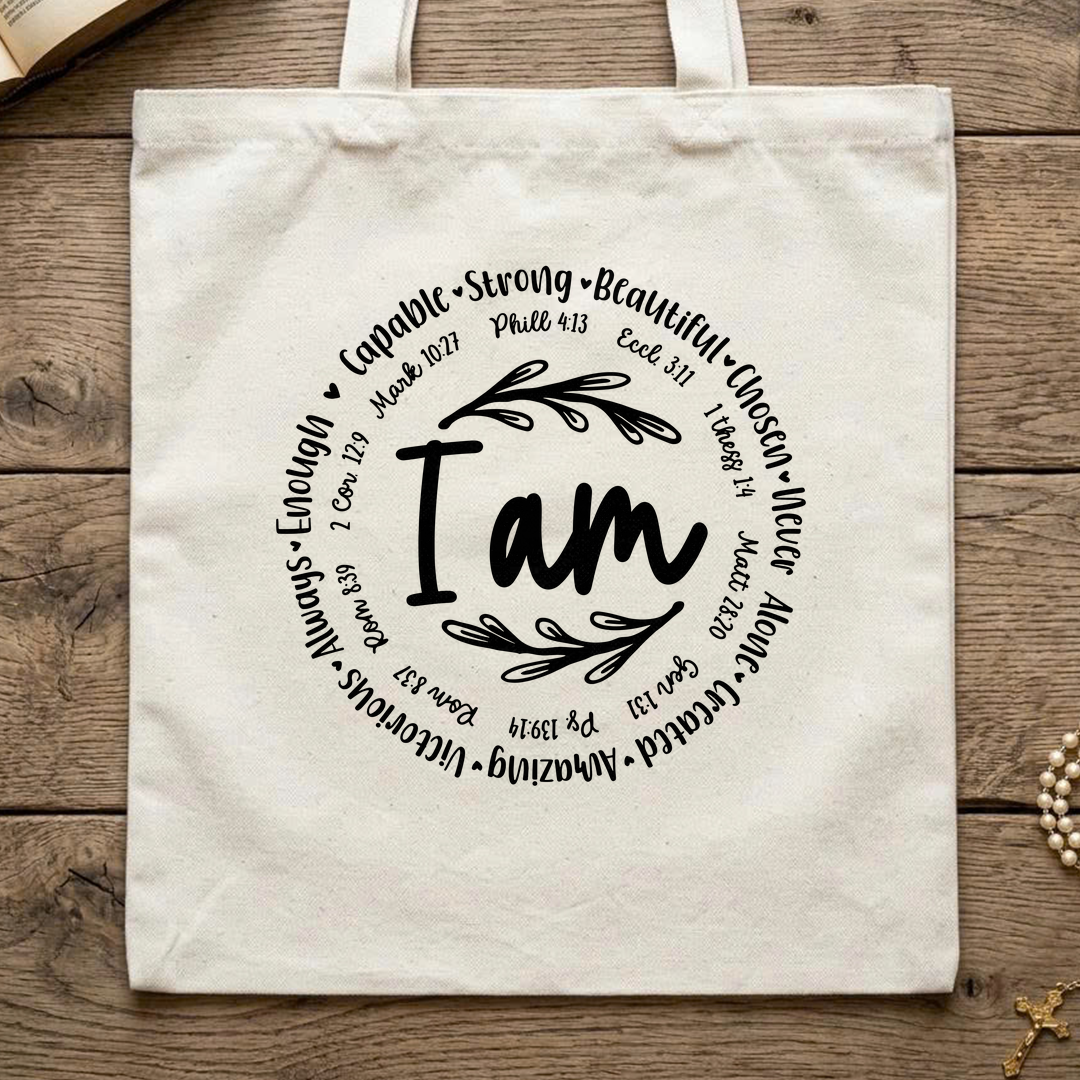 I Am Capable Strong Beautiful Chosen Never Alone Created Amazing Victorious Always Enough 01