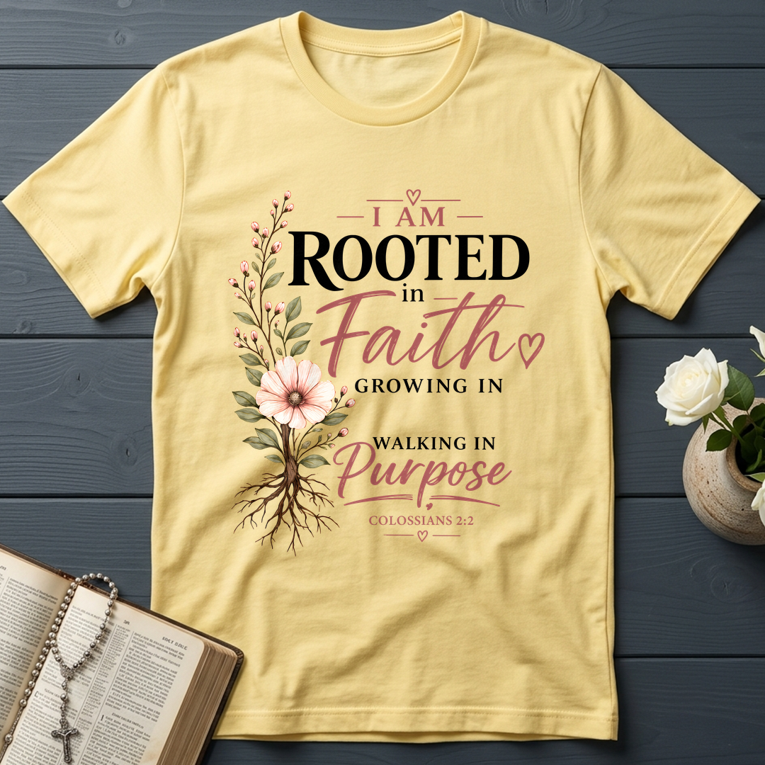 I Am Rooted In Faith Growing In Grace Walking In Purpose Colossians 2.2 01