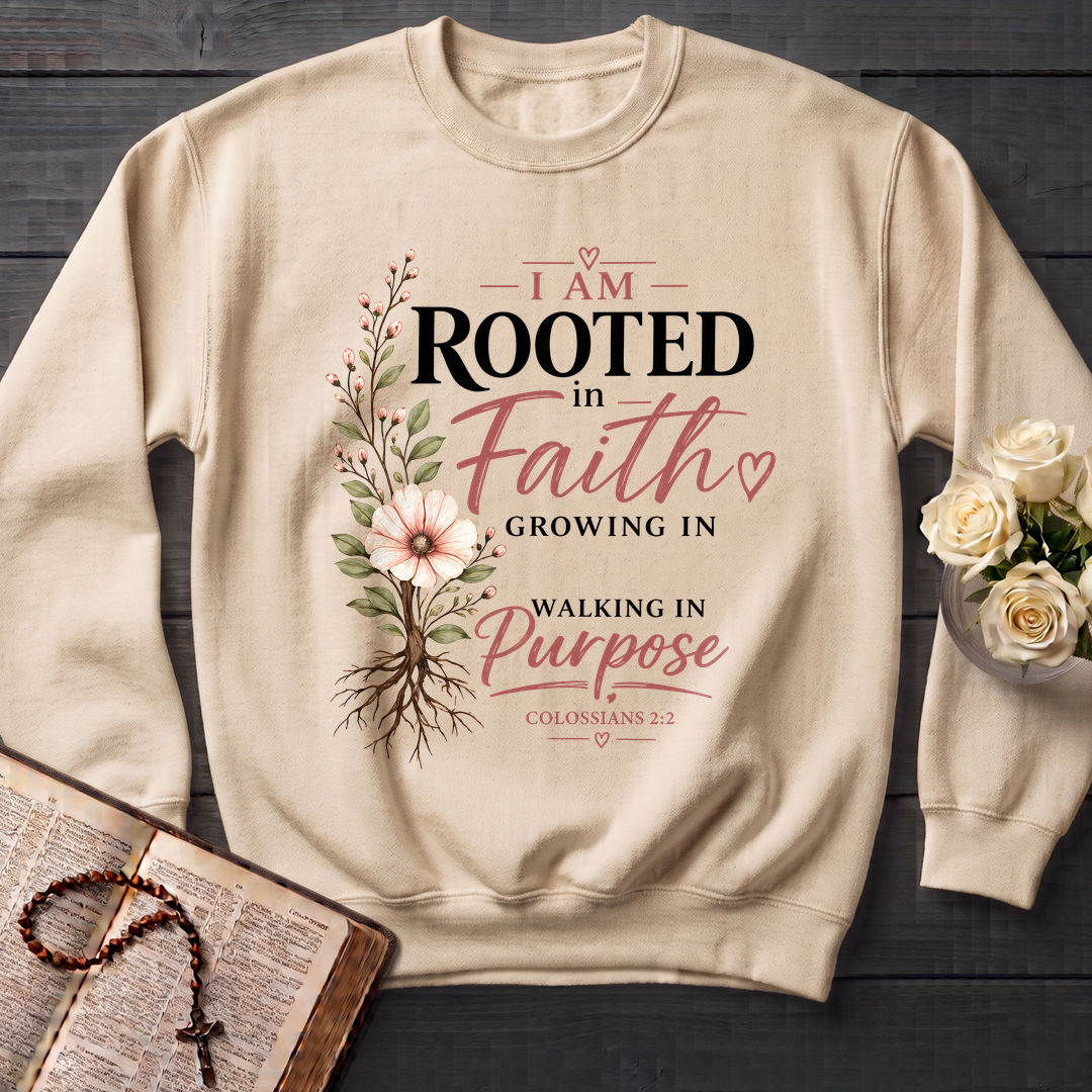 I Am Rooted In Faith Growing In Grace Walking In Purpose Colossians 2.2 01