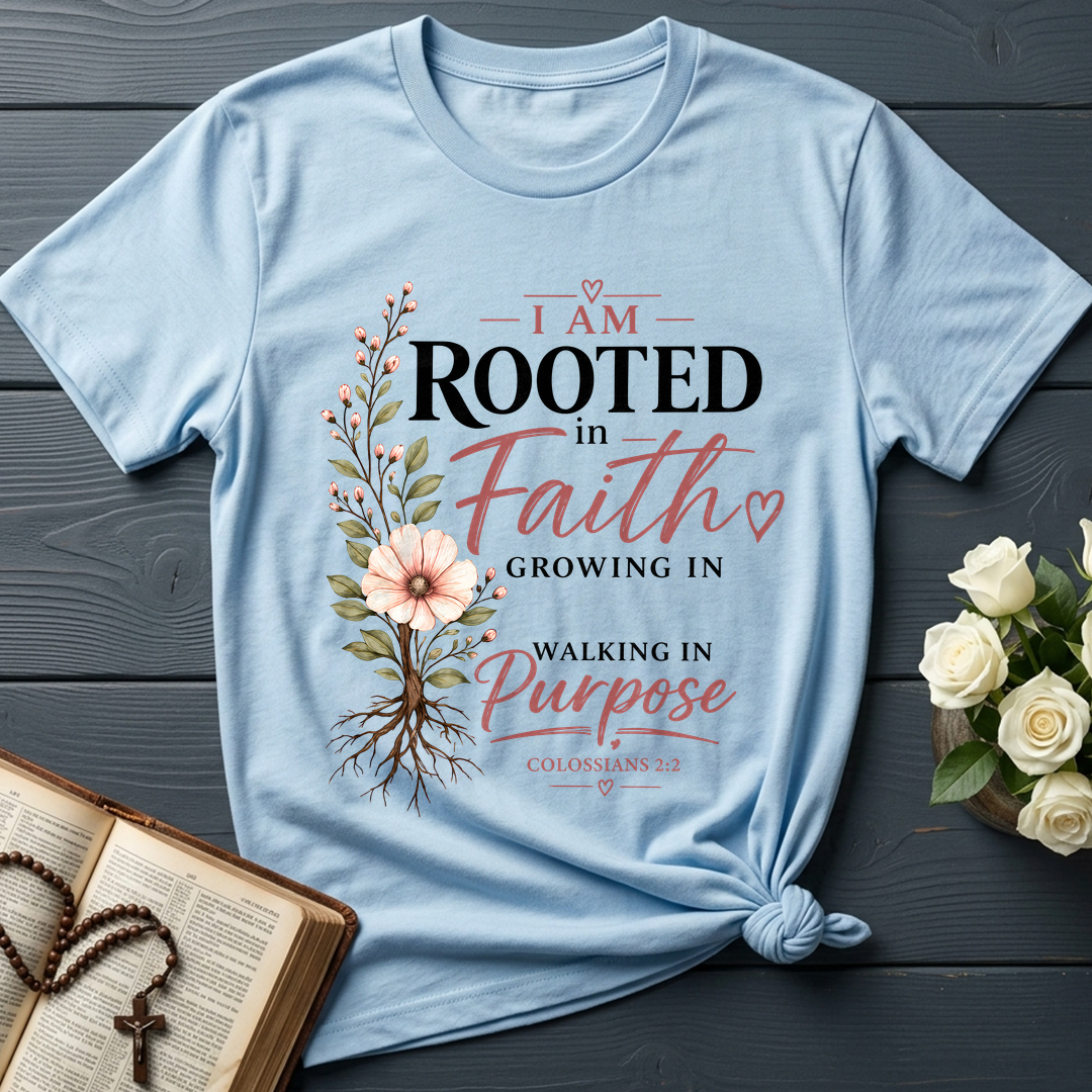 I Am Rooted In Faith Growing In Grace Walking In Purpose Colossians 2.2 01