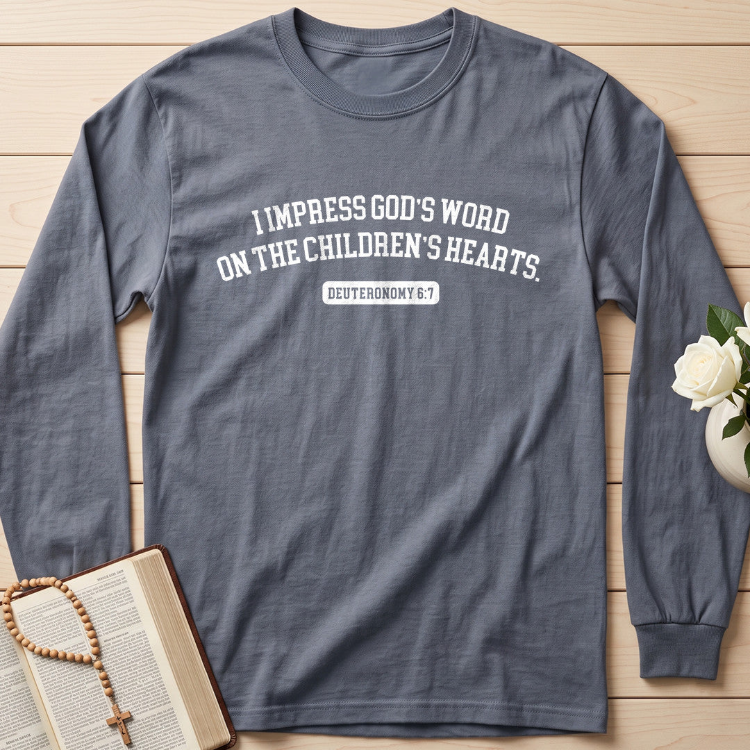 I Impress God's Word On The Children's Hearts Deuteronomy 6.7 01