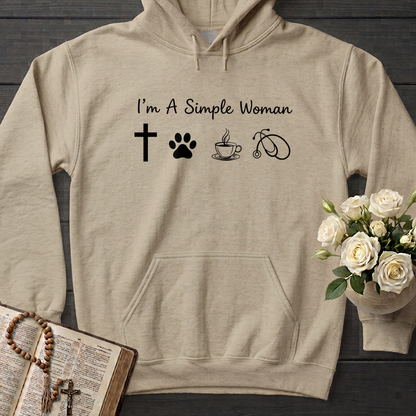 I'm A Simple Woman Cross Dog Cat Coffee Stethoscope 01