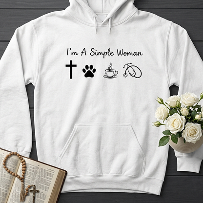I'm A Simple Woman Cross Dog Cat Coffee Stethoscope 01