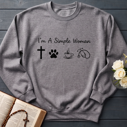 I'm A Simple Woman Cross Dog Cat Coffee Stethoscope 01