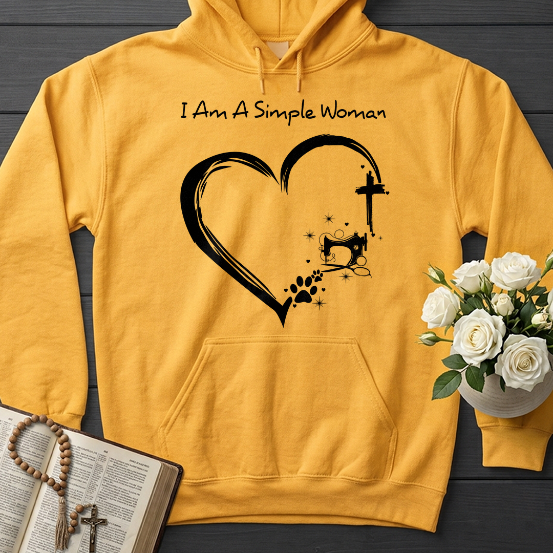 I'm A Simple Woman Cross Sewing Machine Dog Cat 01