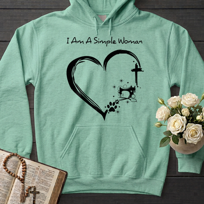 I'm A Simple Woman Cross Sewing Machine Dog Cat 01