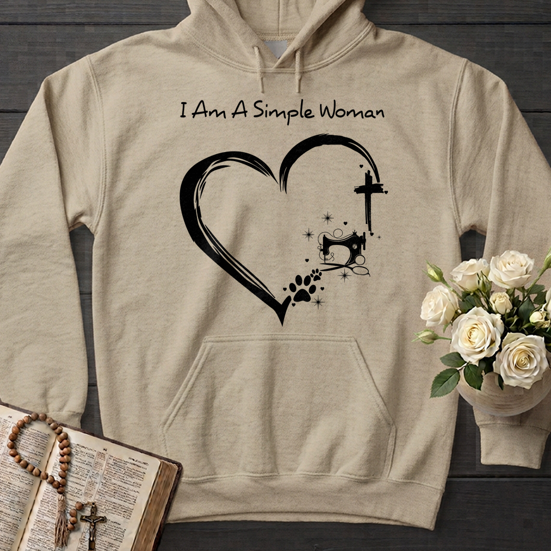 I'm A Simple Woman Cross Sewing Machine Dog Cat 01