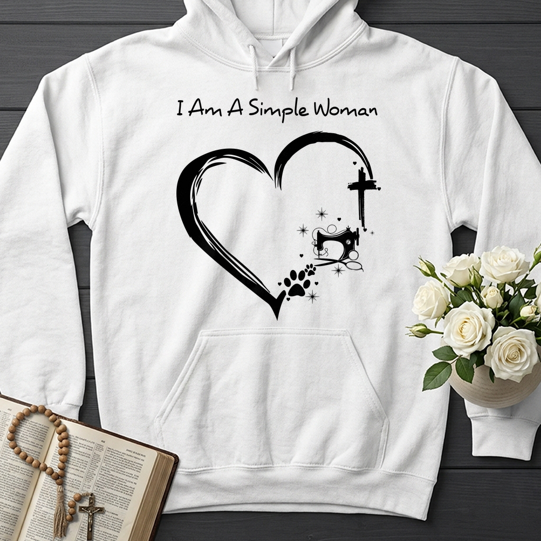 I'm A Simple Woman Cross Sewing Machine Dog Cat 01