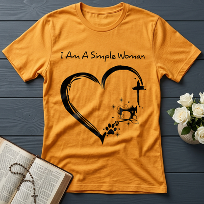 I'm A Simple Woman Cross Sewing Machine Dog Cat 01