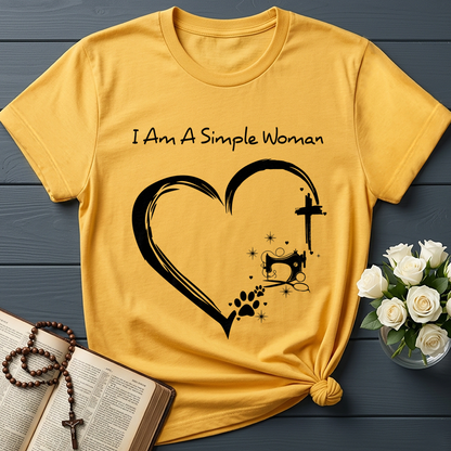 I'm A Simple Woman Cross Sewing Machine Dog Cat 01