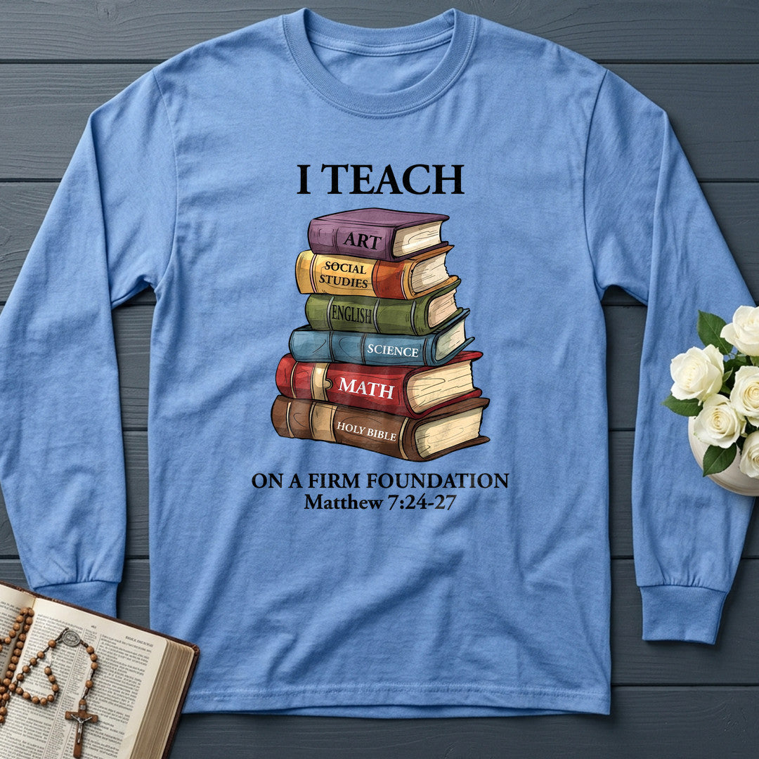 I Teach On A Firm Foundation Matthew 7.24-27 01
