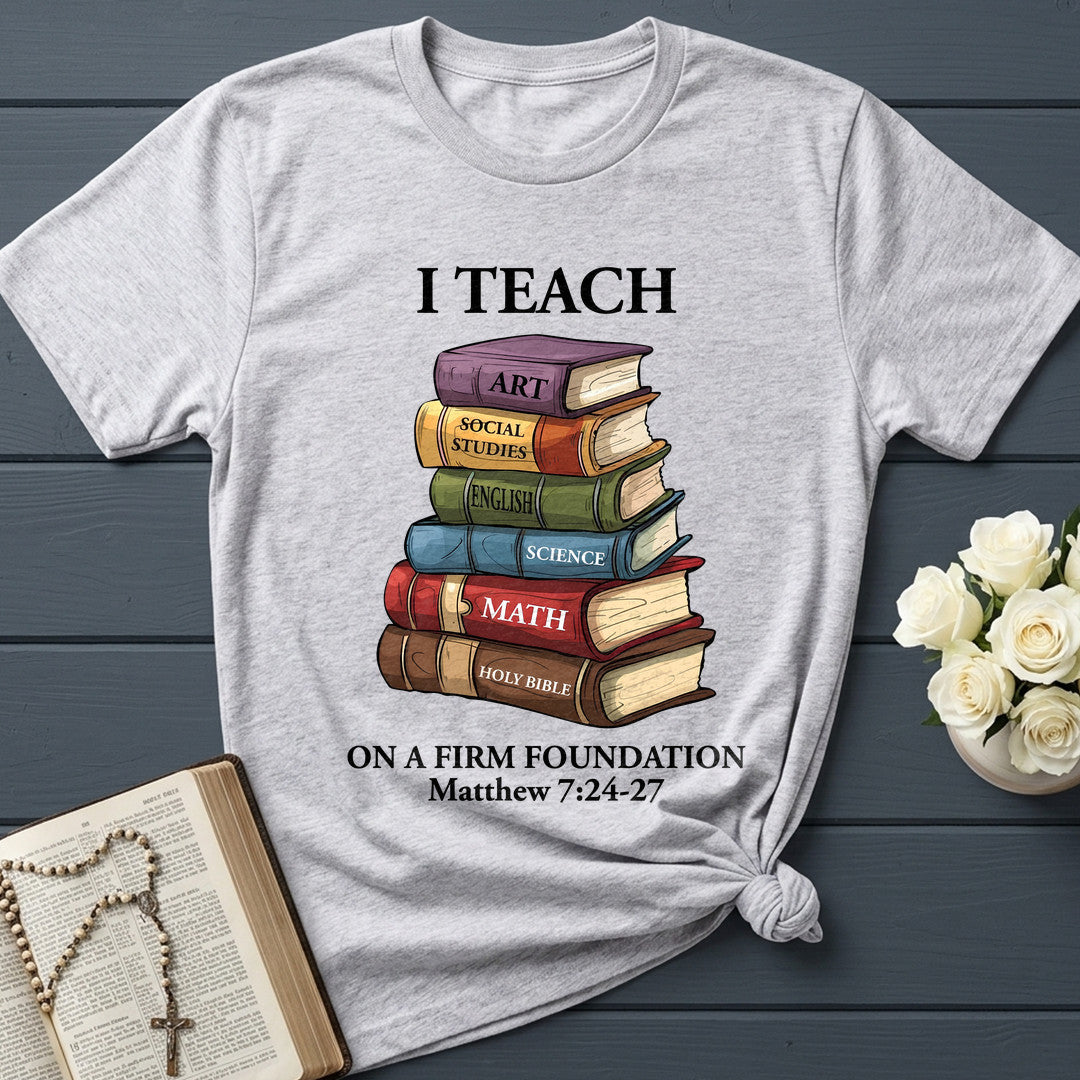 I Teach On A Firm Foundation Matthew 7.24-27 01