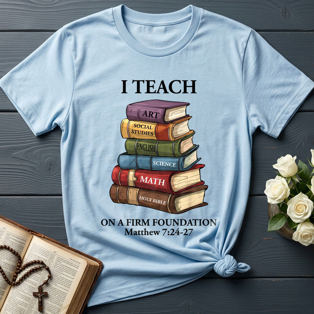 I Teach On A Firm Foundation Matthew 7.24-27 01