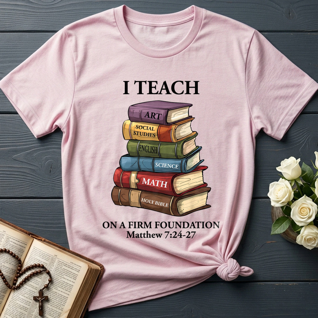 I Teach On A Firm Foundation Matthew 7.24-27 01