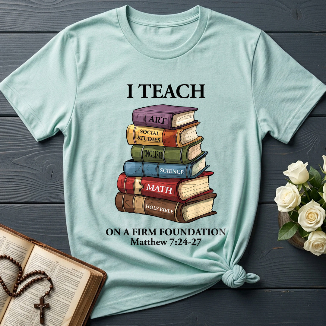 I Teach On A Firm Foundation Matthew 7.24-27 01