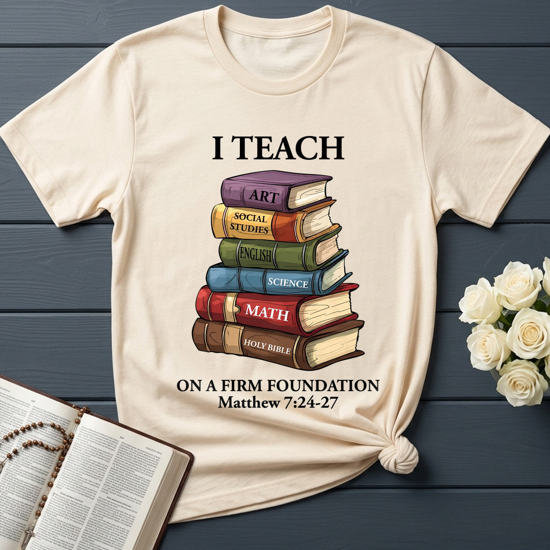 I Teach On A Firm Foundation Matthew 7.24-27 01