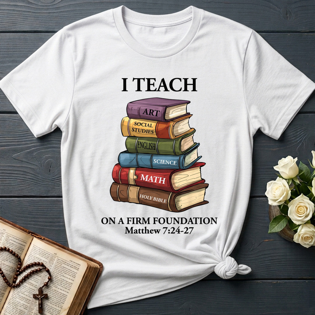 I Teach On A Firm Foundation Matthew 7.24-27 01