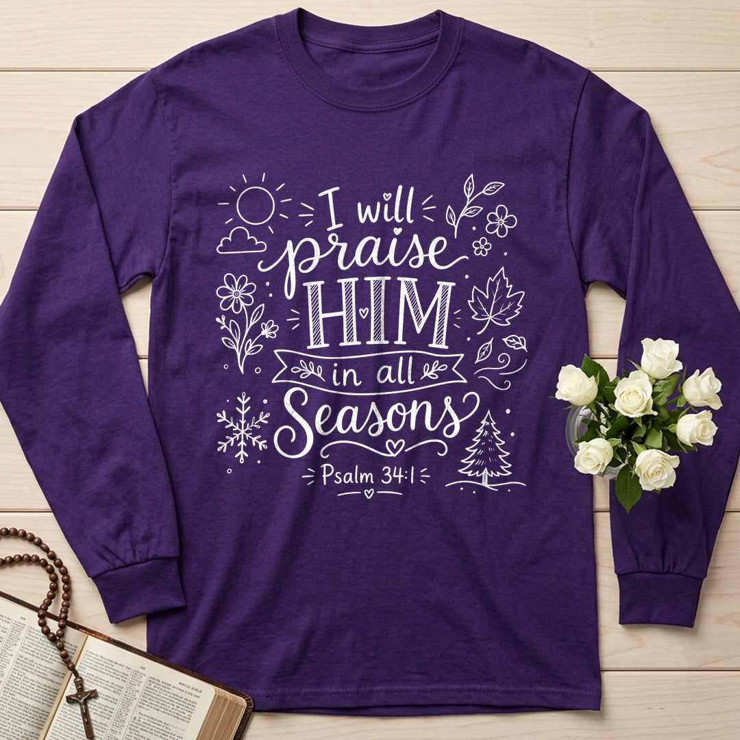 I Will Praise Him In All Seasons Psalm 34.1 01